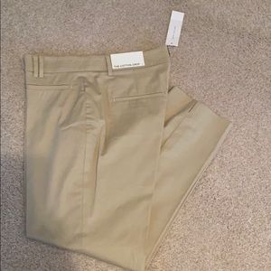NWT Ann Taylor Cotton Crop Khakis